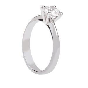 FREELIGHT SOLITAIRE RING IN BAINCO GOLD AND DIAMONDS